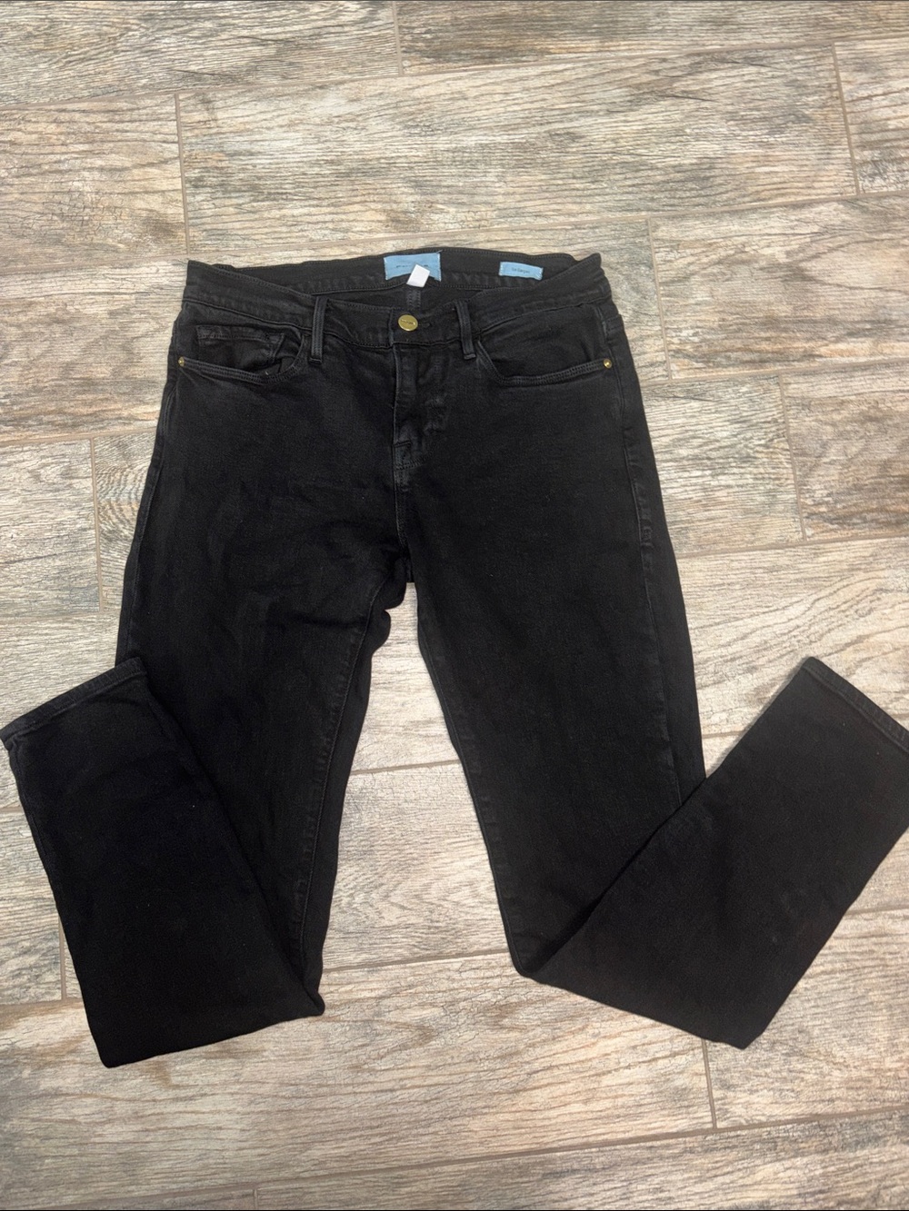 Frame Woman’s Black Slim Jeans